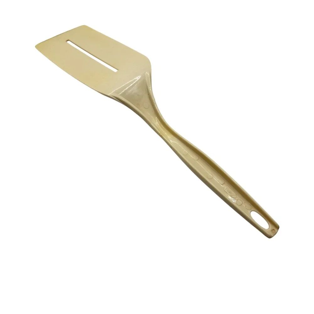 Vintage Foley Cream Nylon Slotted Spatula Turner‎ Retro Kitchen Utensil USA G72Q